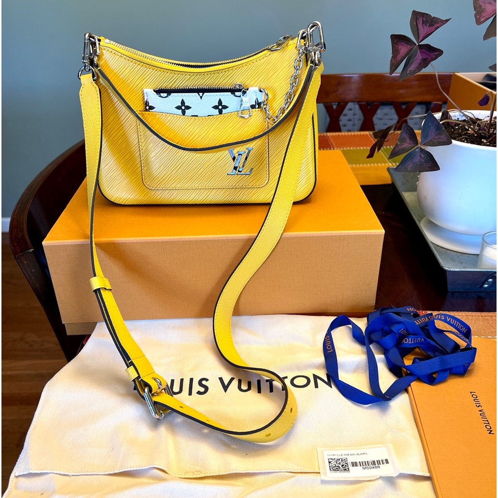 Louis Vuitton Marelle NM Epi in Sunflower